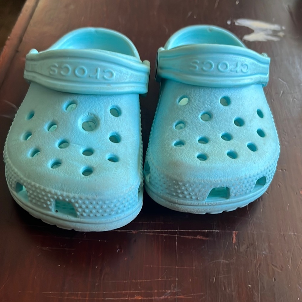 GUC Teal C6 Crocs